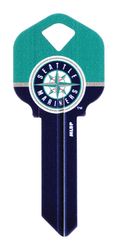 HILLMAN MLB Kwikset/66 KW1 House/Office Key Blank Single Blue