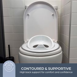 Dreambaby Elongated White Child's Toilet Seat