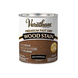 Varathane Semi-Transparent Gloss Briarsmoke Oil-Based Urethane Modified Alkyd Wood Stain 1 qt