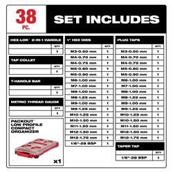 Milwaukee Packout Metric Tap and Die Set