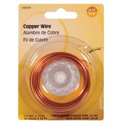 HILLMAN 25 ft. L Copper 16 Ga. Hobby Wire