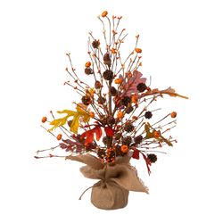 Glitzhome 20 in. Harvest Tree Halloween Decor
