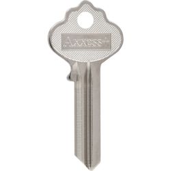 HILLMAN Traditional Key House/Office Key Blank 88 Single For Independent Locks Silver