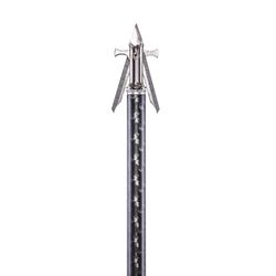 Muzzy Trocar HB Gray Steel Broadheads 5.5 in.