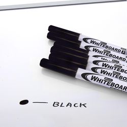 Bazic Products Low Odor Black Dry Erase Markers 4 pk