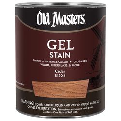 Old Masters Semi-Transparent Cedar Oil-Based Alkyd Gel Stain 1 qt