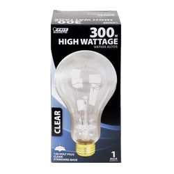 Feit 300 W PS25 A-Line Incandescent Bulb E26 (Medium) Soft White 1 pk
