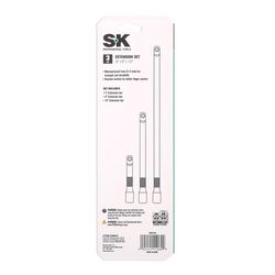 SK Tools Arrow Fastener 3/8 in. drive Extension Set 3 pc