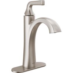 Delta Dallace Stainless Steel Contemporary Single-Handle Bathroom Sink Faucet 4 in.
