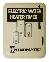 Intermatic Indoor Electric Water Heater Timer 250 V Gray