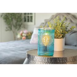 Candle Warmers Turquoise White Scent Candle Wax Warmer