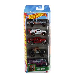 Hot Wheels Diecast Car Multi-Colored 5 pc (RANDOM COLOR)