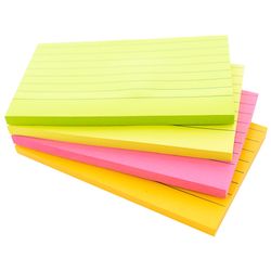 Bazic Products 3 in. W X 5 in. L Assorted Stick On Notes 1 pad