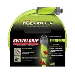 Legacy Flexzilla SwivelGrip 5/8 in. D X 100 ft. L Heavy Duty Premium Grade Garden Hose