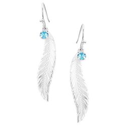 Montana Silversmiths Women's Cinderella Liberty Silver Earrings Water Resistant