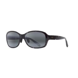 Maui Jim Koki Beach Sunglasses Women's Black and Gray Tortoise Frame Neutral Gray Lens Polarized