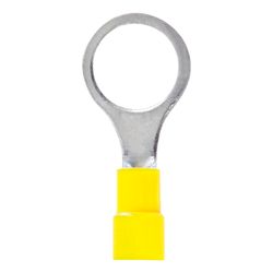 Jandorf 12-10 Ga. Insulated Wire Ring Terminal Yellow 2 pk