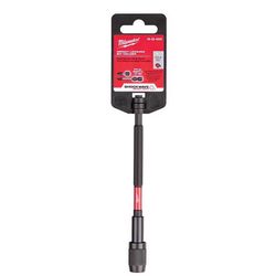 Milwaukee Shockwave 6 in. Alloy Steel Impact Magnetic Locking Bit Holder 1/4 in. Hex Shank 1 pc