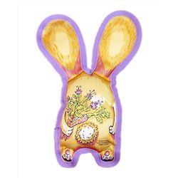 Fuzzu All Ears For Dog Multicolored Polyester Hopper Dog Toy Medium 1 pk