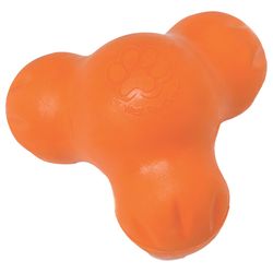 West Paw Zogoflex For Dog Orange Plastic Tux Dog Treat Toy/Dispenser Large 1 pk