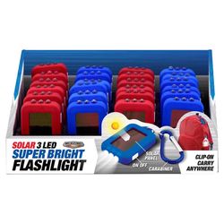 Blazing LEDz Solar 18 lm Assorted LED Flashlight AAA Battery