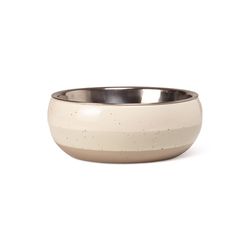 Pet Shop by Fringe Studio Ivory Ceramic 1.5 cups Pet Bowl For Dogs