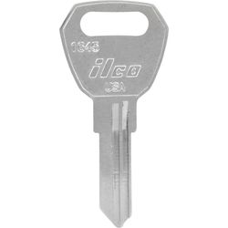 HILLMAN Traditional Key House/Office Universal Key Blank Single Silver