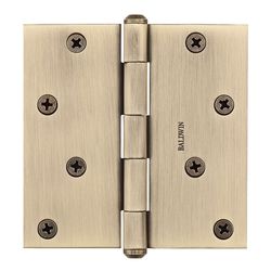 Baldwin Reserve 4 in. L Matte Door Hinge 1 pk