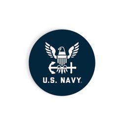 P Graham Dunn Blue/White US Navy Car Coaster 1 pk