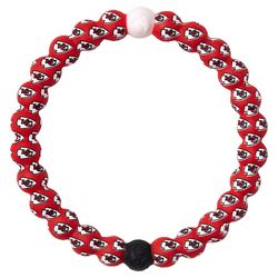 Lokai NFL Unisex Kansas City Chiefs Round Red Bracelet Silicone Water Resistant Size 6