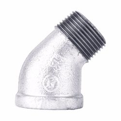 STZ Industries 3/8 in. FIP each X 3/8 in. D MIP Galvanized Malleable Iron 45 degree Street Elbow