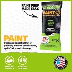 Crocodile Cloth Paint Cleaning Cloth 15 in. W X 10 in. L 10 wipes 10 pk