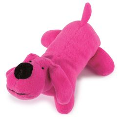 Zanies For Dog Pink Plush Lil' Yelpers Squeaky Dog Toy Small