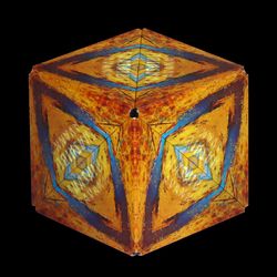 Shashibo Wild Series Savanna Magnetic Puzzle Cube Yellow 12 pc