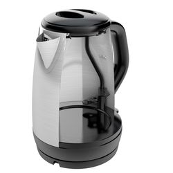 Black+Decker 1.7 L Black/Silver Electric Kettle