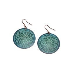 Matr Boomie Womens Devika Round Atasi Earrings