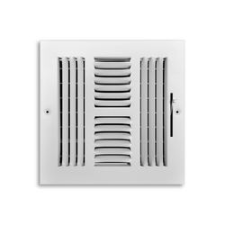 Tru Aire 8 in. H X 8 in. W 4-Way Powder Coat White Steel Wall/Ceiling Register