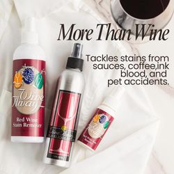 Wine Away Citrus Scent Red Wine Stain Remover Liquid 2 oz
