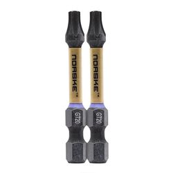 Norske Star T20 X 2 in. L Impact Torsion Bit S2 Tool Steel 2 pk