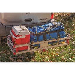 Keeper Black/Yellow Adjustable Cargo Net 47 in. L X 0.14 in. 1 pk