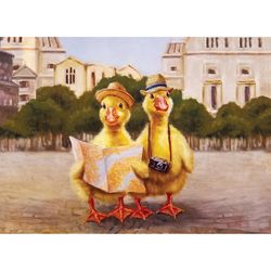Eurographics Lucia Heffernan Duck Tours Jigsaw Puzzles Multicolored 500 pc