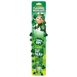 Magic Seasons Saint Patrick's Day Flashing Necklace Plastic 1 pk
