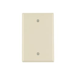 Leviton Ivory 1 gang Nylon Blank Wall Plate 1 pk