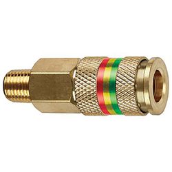 Tru-Flate Combo Coupler Brass Universal Coupler 1/4 Male 1 pc