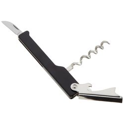 Good Cook Black/Silver Stainless Steel Corkscrew