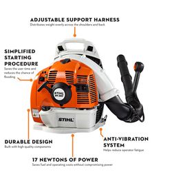 STIHL BR 350 201 mph 436 CFM Gas Backpack Blower