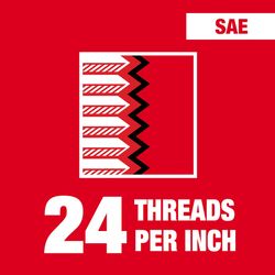 Milwaukee SAE 10-24 Straight Flute Plug Tap & #25 Drill Bit