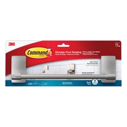 3M Command Medium Plastic Hand Towel Bar 11-3/4 in. L 1 pk
