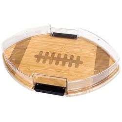 Totally Bamboo 17 in. L X 11 in. W X 3 in. Bamboo Serving & Cutting Board