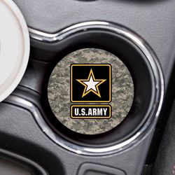 P Graham Dunn Multicolored US Army Car Coaster 1 pk